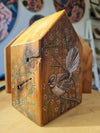 Fantail birdhouse block