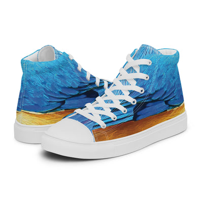 Kotare Feathers Women’s high top canvas shoes