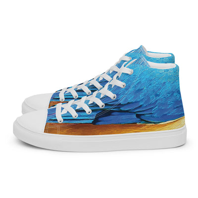 Kotare Feathers Women’s high top canvas shoes