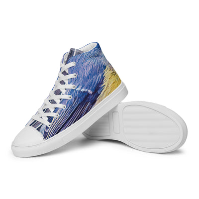 Fantail Feathers Women’s high top canvas shoes