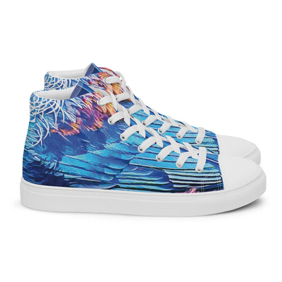 Tui Feathers Women’s high top canvas shoes
