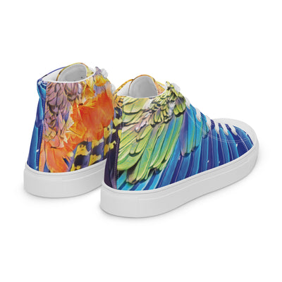 Kea Feathers Women’s high top canvas shoes
